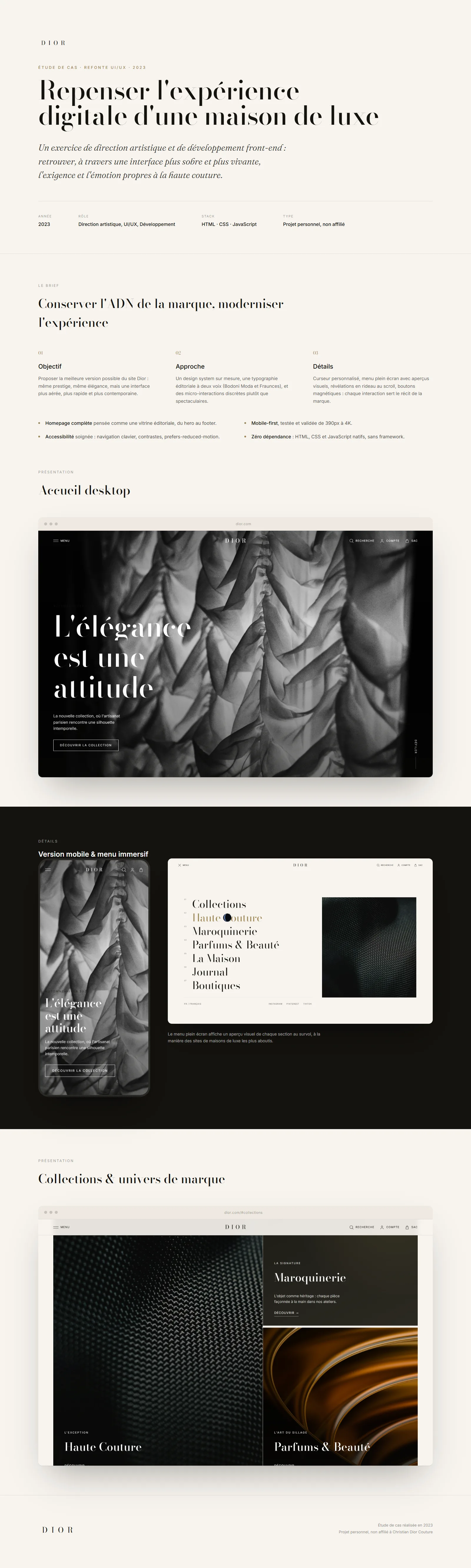 Dior - Refonte · visuel 1
